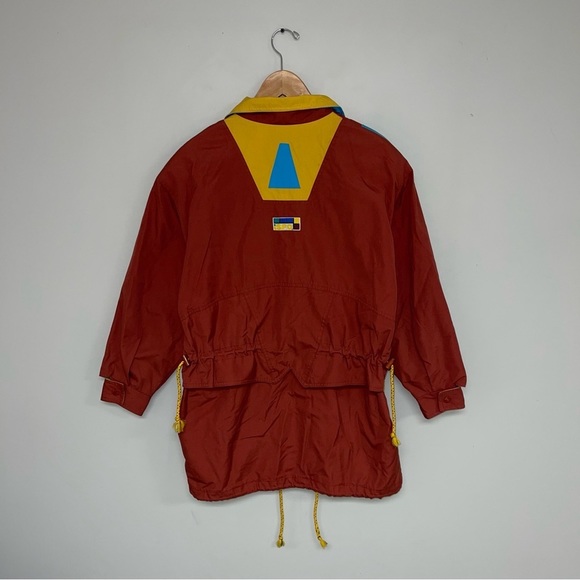 Ispo Vintage Lightweight Jacket Multicolour Red‎ Yellow  Blue Size Medium/Large - Picture 6 of 11